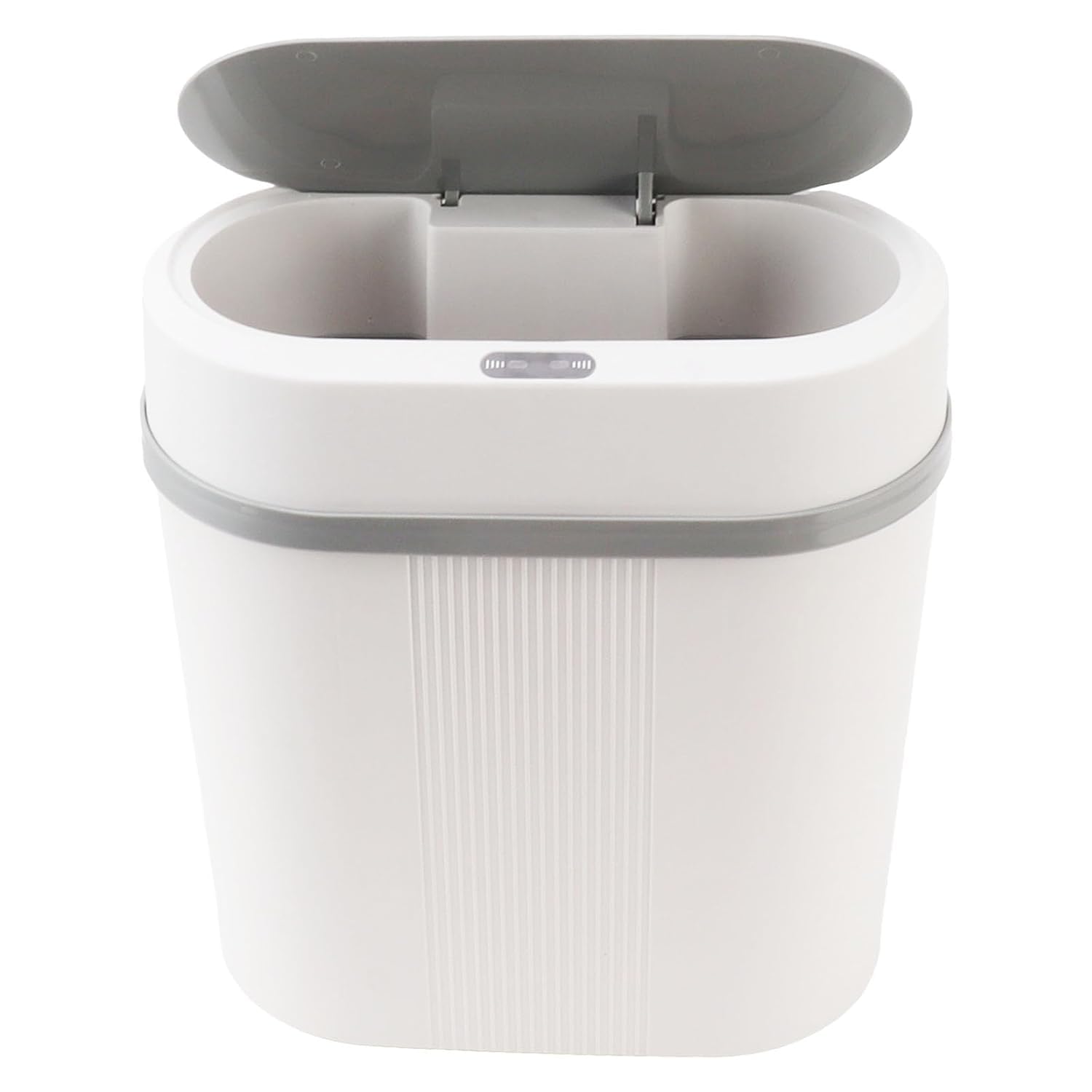 Smart Automatic Sensor Dustbin Oval shape Trash Bin White 12 Litre