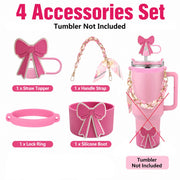 4-Piece Tumbler Accessory Set (Fits 40oz/30oz, Tumbler Not Included)