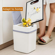 Sensor Dustbin Automatic Motion Sensor Rectangular Trash bin 12 Litre (White)