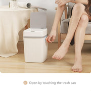 Sensor Dustbin Automatic Motion Sensor Rectangular Trash bin 12 Litre (White)