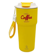 Stainless Steel Coffee Mug, 620 ML Spill Proof Travel Mug with Lid Insulated Tumbler