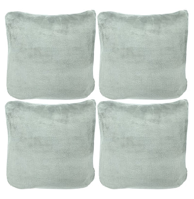Plush Cushion Cover - Grey
