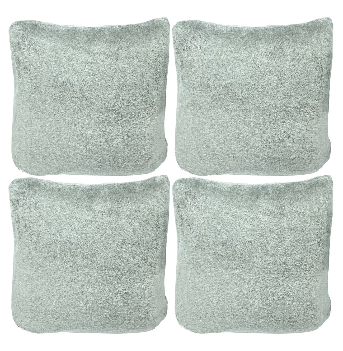 Plush Sofa Slipcover - Light Grey