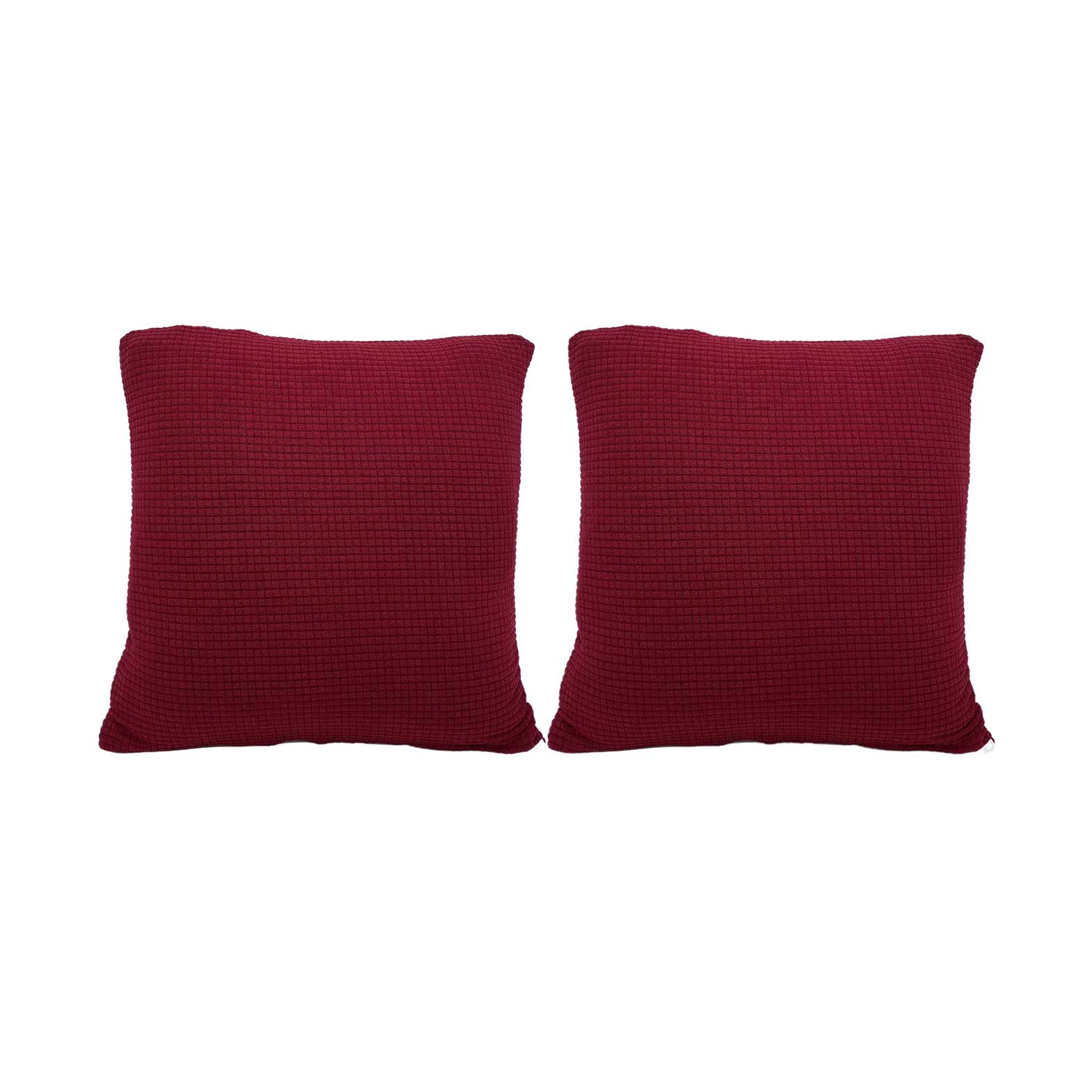 Jacquard Sofa Slipcover - Wine