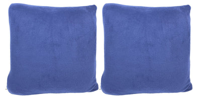 Plush Sofa Slipcover - Dark Blue