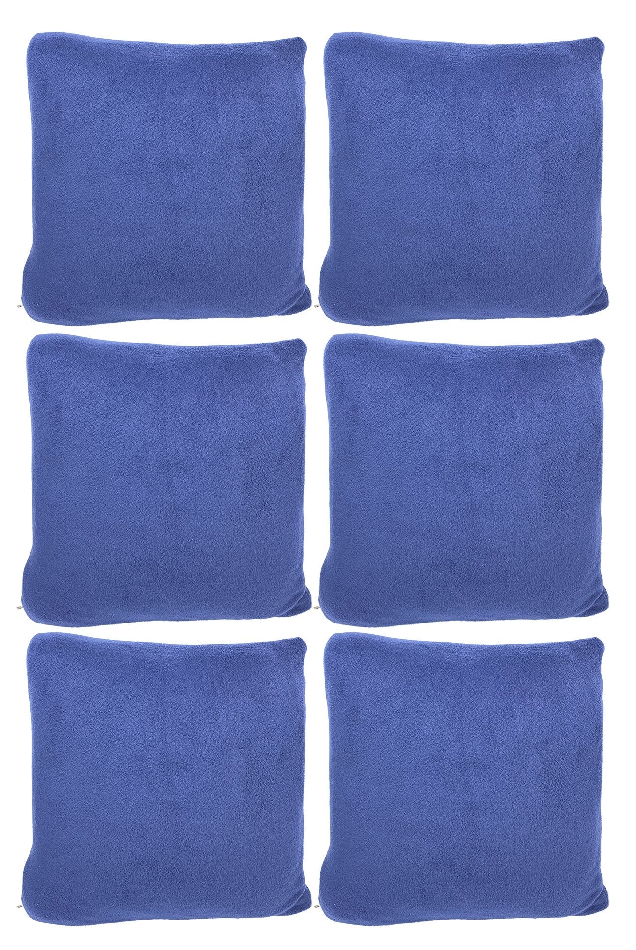 Plush Cushion Cover - Dark Blue