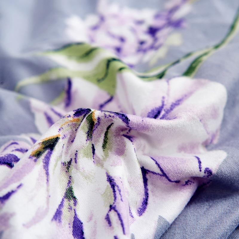 Printed Sofa Cover - Lavender Flower