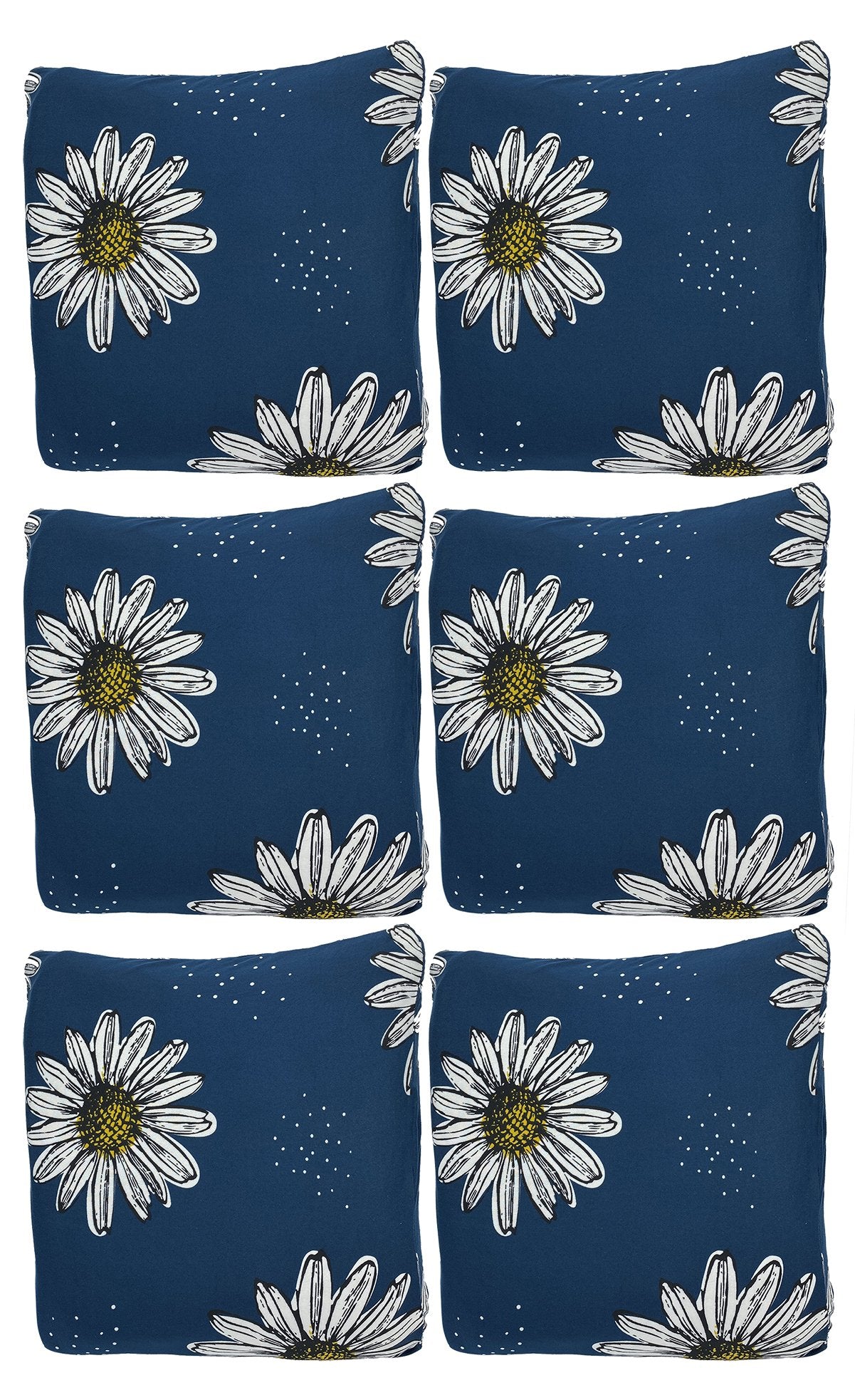 Polyester Cushion Cover - Green Sunflower