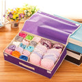 Innerwear Organizer 16+1 Compartment Foldable Fabric Storage Box - (44 x 28 x 12 cm)