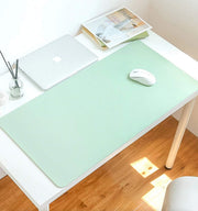 PU Leather Desk Pad Protector, Mouse Pad (31x15.5 Inch)