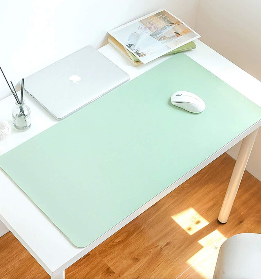 PU Leather Desk Pad Protector, Mouse Pad (31x15.5 Inch)