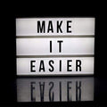 DIY Cinematic LED Light Box, Free Combination (A6 Size) White/Black