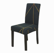 Elastic Chair Cover - Green Prism