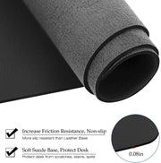 PU Leather Desk Pad Protector, Mouse Pad (31x15.5 Inch)