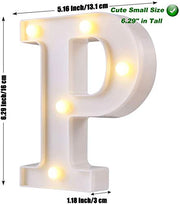 6" LED Marquee Letter Lights Sign