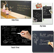 Black Board Vinyl Wall Sticker Removable Decal Chalkboard (45 X 200 Cm)