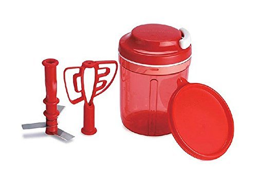 BPA Free Stainless Steel Manual Speedy Food Chopper for Vegetables & Fruits - Assorted