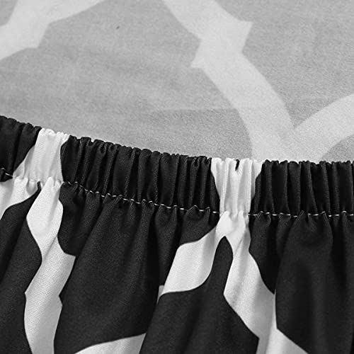 Elastic Chair Cover Stretch - (Black Diamond)