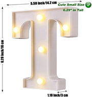 6" LED Marquee Letter Lights Sign