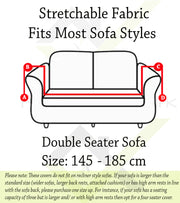 Printed Sofa Cover - Classic Beige