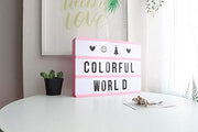 DIY Cinematic LED Light Box, Free Combination (A6 Size) White/Black