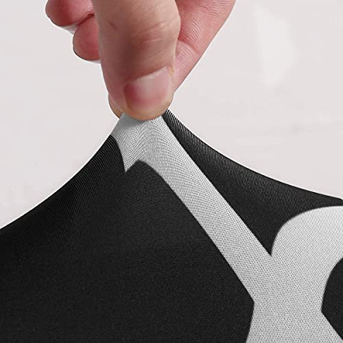 Elastic Chair Cover Stretch - (Black Diamond)