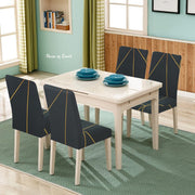 Elastic Chair Cover - Green Prism
