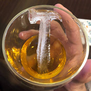 Hammer Shape Ice Tray Silicone Ice Cube Party Mould Maker