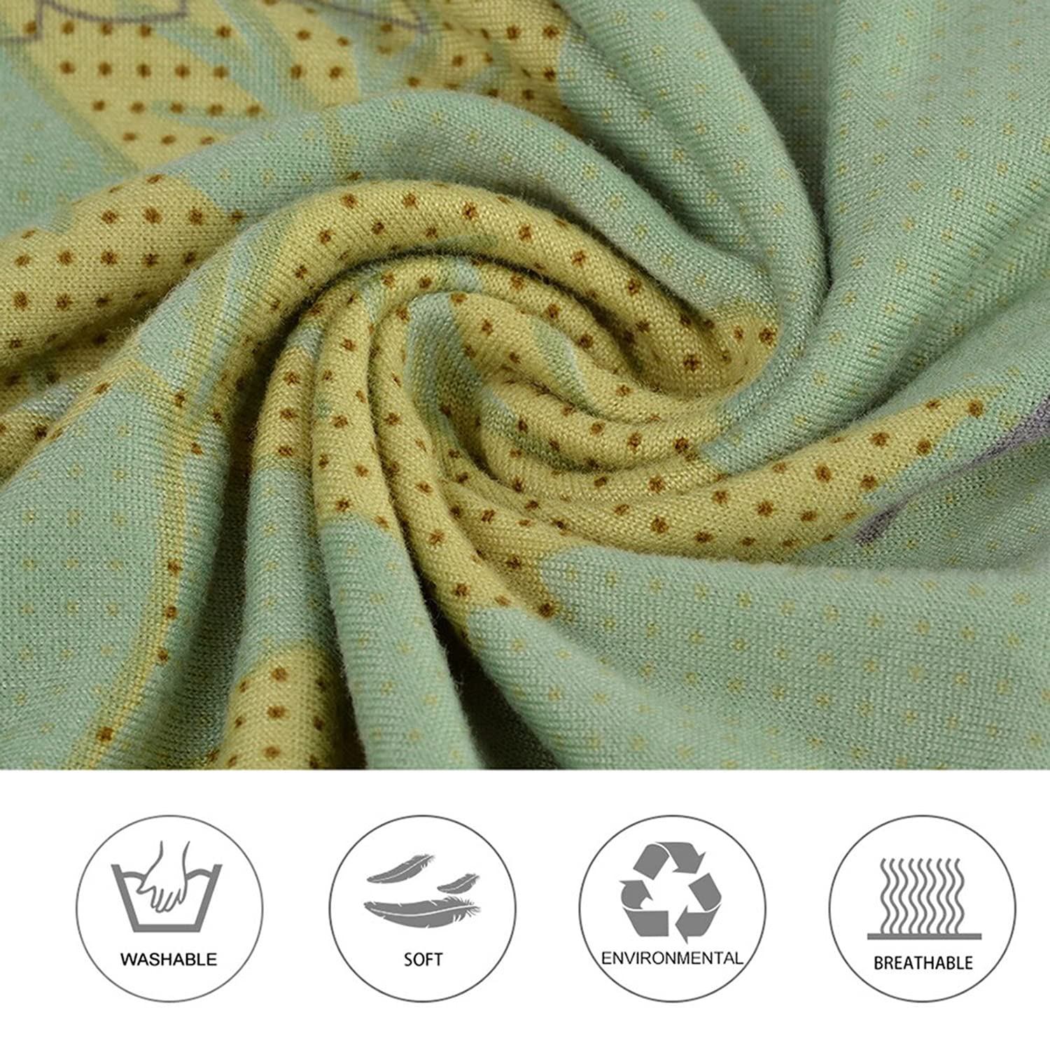 Elastic Chair Cover - Lime Green Flamingo