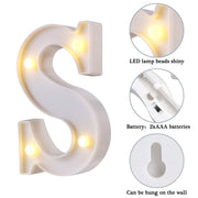 6" LED Marquee Letter Lights Sign