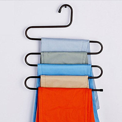 S-Shape 5 Layers Iron Trouser Pant Hanger