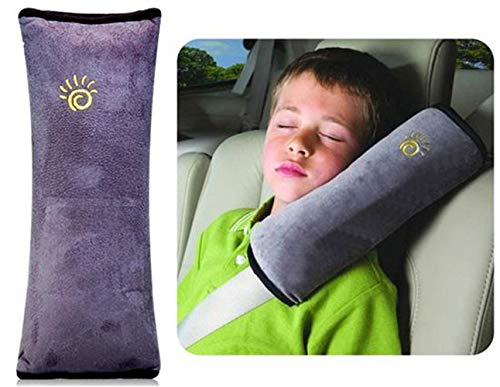 Kids Car Pillow for Traveling ,Baby Car Seat Cushion Pillow - (random color will be sent)