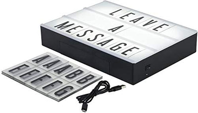 Plastic Cinematic Light Box(White Black,Pack of 1)