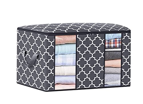 Large Blanket Clothes Organization-Black