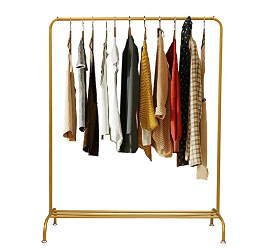 Clothing Garment Rack with Bottom Shelf (DIY) - Golden