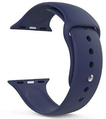 42 mm Silicone Strap/Band for iWatch (DBlue ) 42 mm Silicone Watch Strap  (Dark Blue)