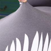 Elastic Chair Cover - Dark Grey Fern