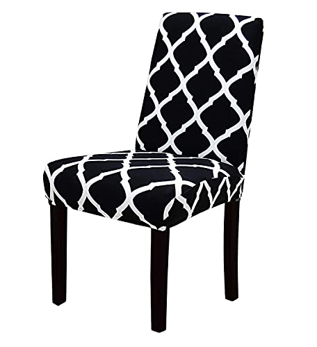 Elastic Chair Cover Stretch - (Black Diamond)