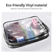 PVC Transparent Packing Organizers (Set of 3)