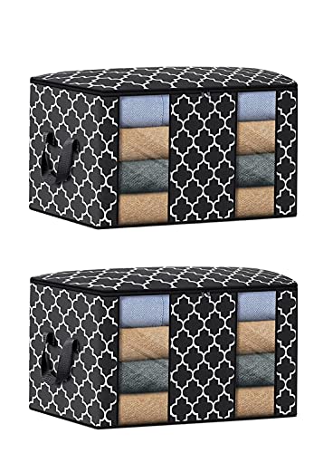 Large Blanket Clothes Organization-Black
