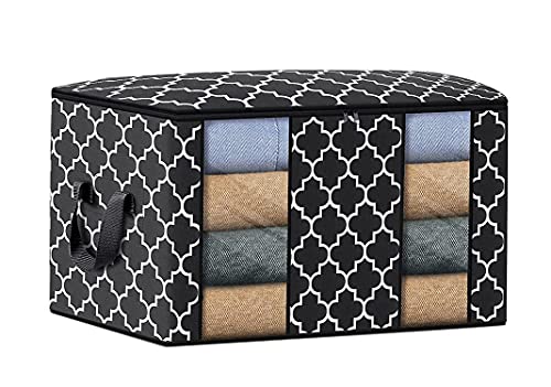 Large Blanket Clothes Organization-Black