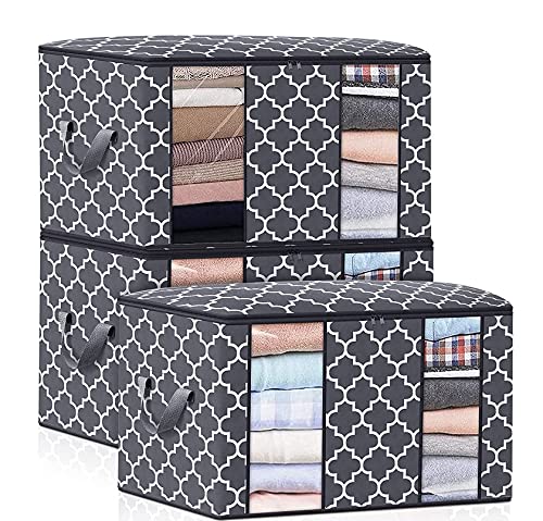 Large Blanket Clothes Organization-Black