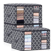 Large Blanket Clothes Organization-Black