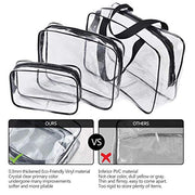 PVC Transparent Packing Organizers (Set of 3)