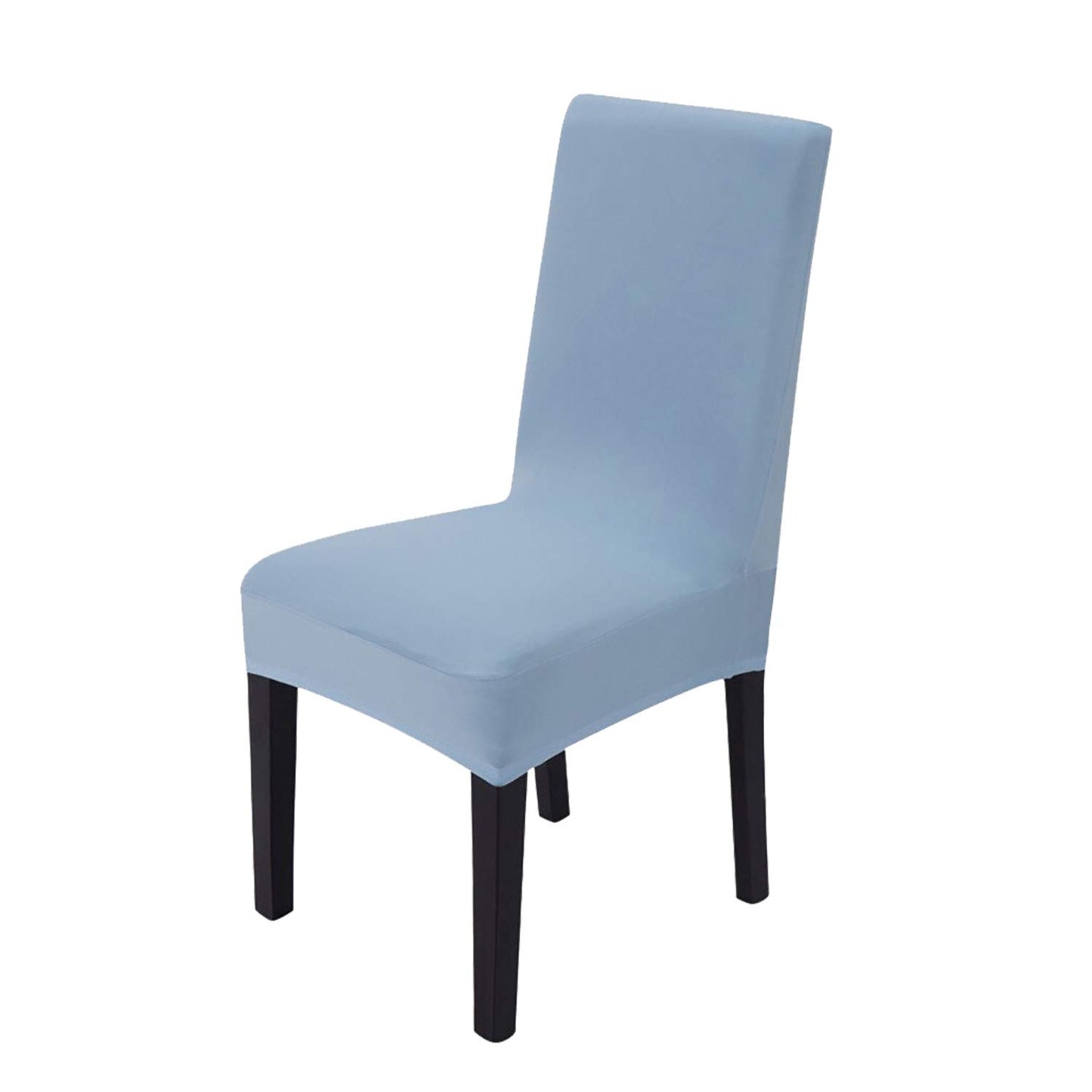 Solid Elastic Chair Cover - Light Blue