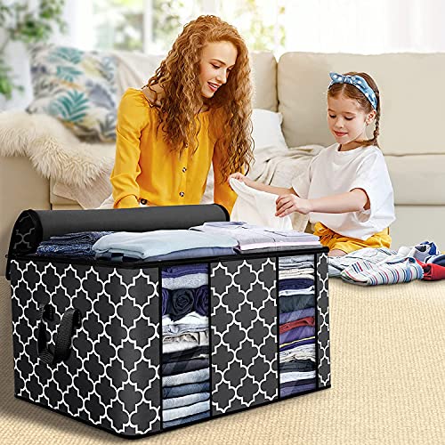 Large Blanket Clothes Organization-Black
