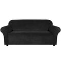 Velvet Sofa Slipcover - Black