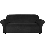 Velvet Sofa Slipcover - Black