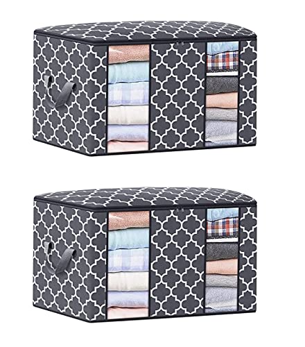 Large Blanket Clothes Organization-Black