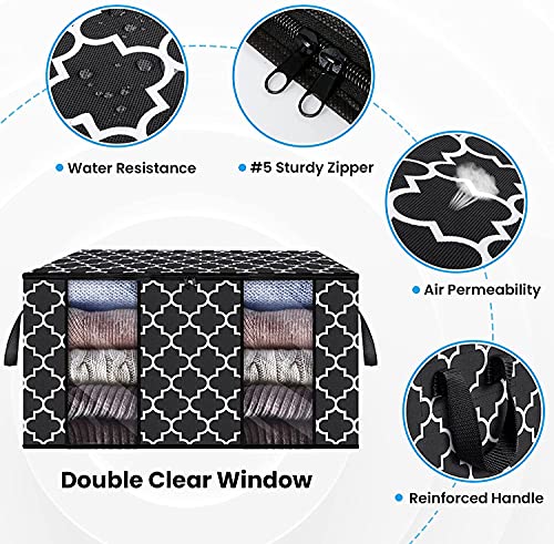 Large Blanket Clothes Organization-Black